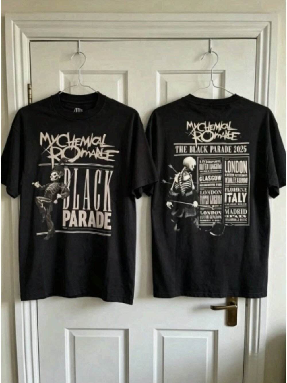 My Chemical Romance The Black Parade 2025 Tour Black T-Shirt
